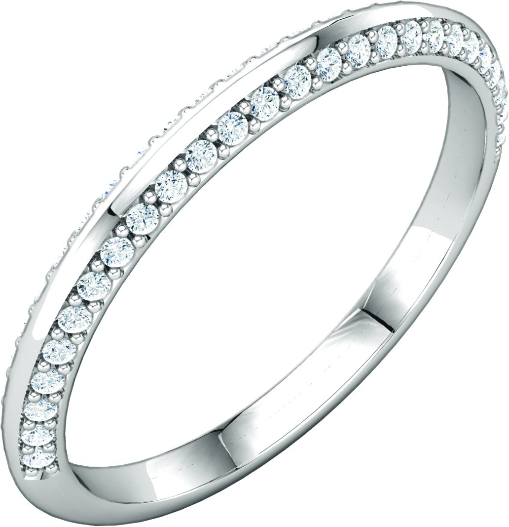 14K White .20 CTW Diamond Band Ref 11747894