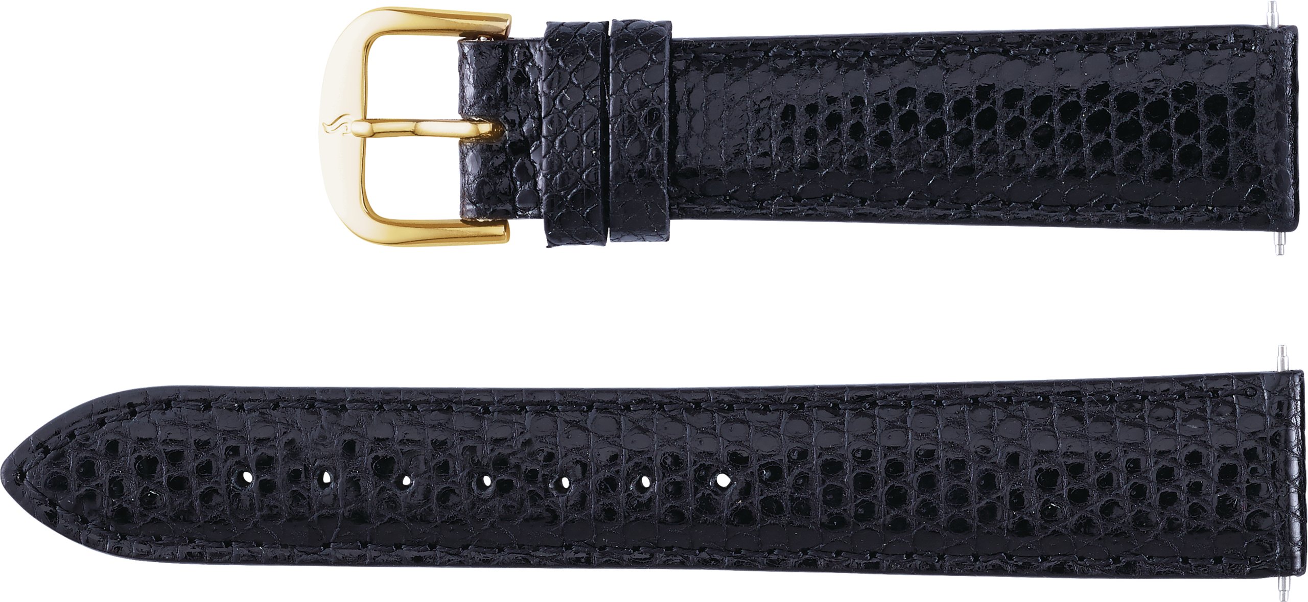 Genuine Lizard Padded Watch Band