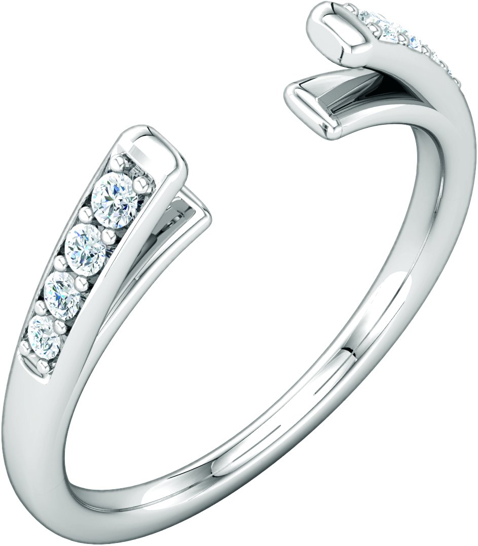 Accented Cathedral-Style Open Shank