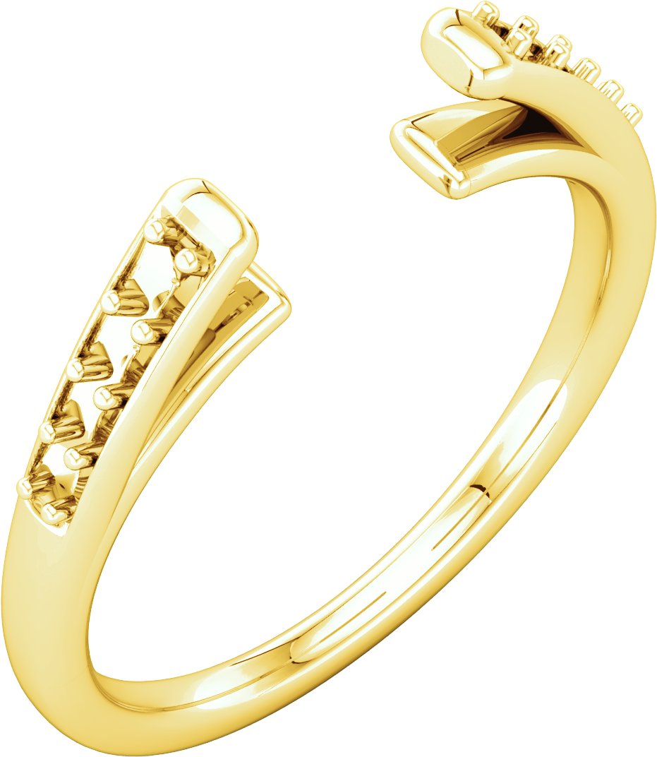 Accented Cathedral-Style Open Shank