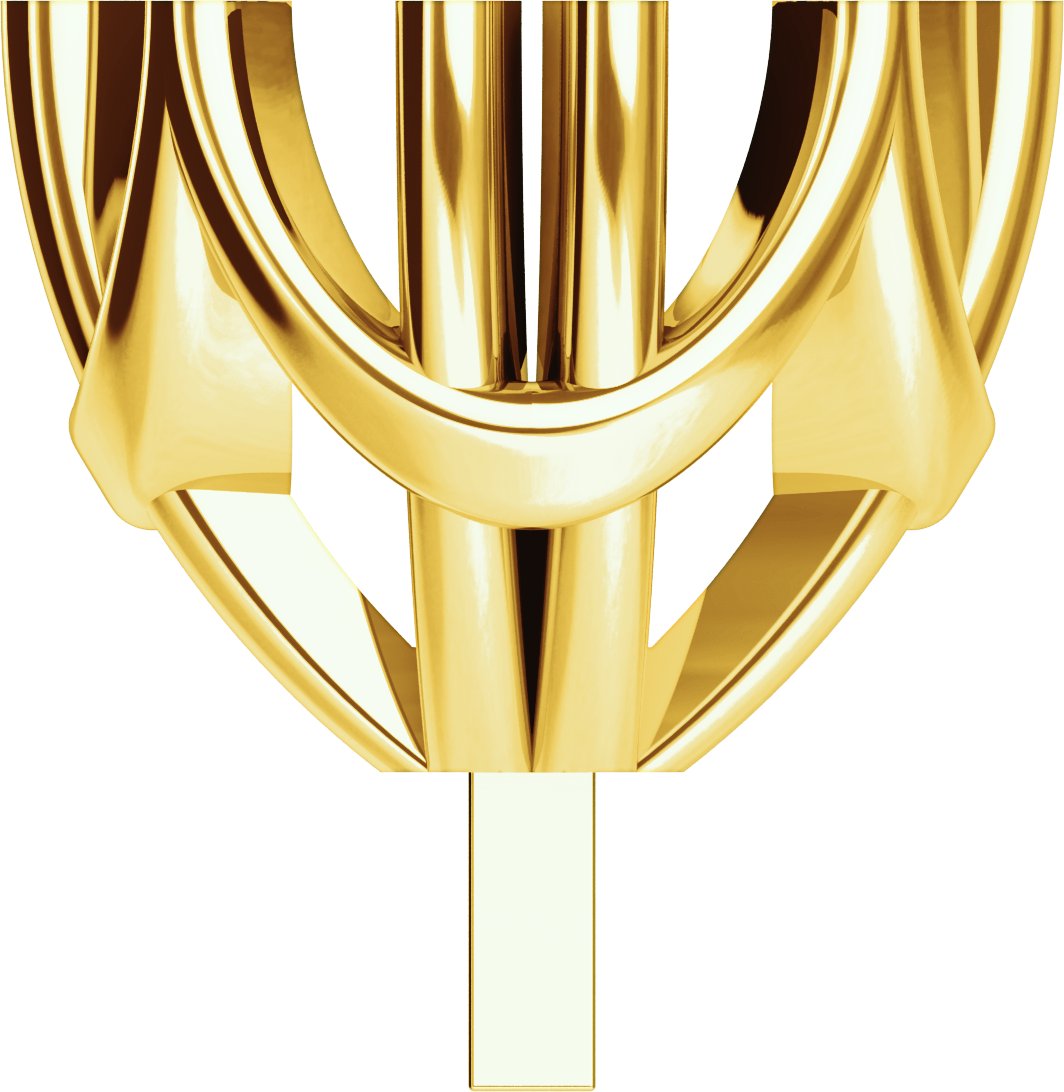 Кръгъл 8-Prong Peg Setting