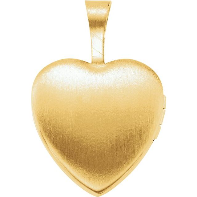 Gold Plated Sterling Silver Enamel Cross Heart Locket 