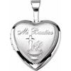 Sterling Silver Mi Bautizo Heart Locket Ref. 3693739