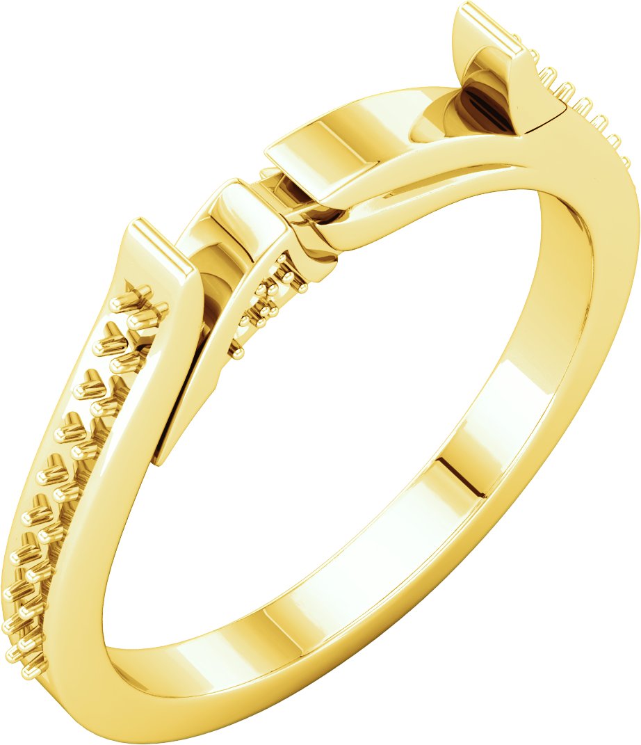 Cathedral-Style Vintage-Inspired Bridged Shank