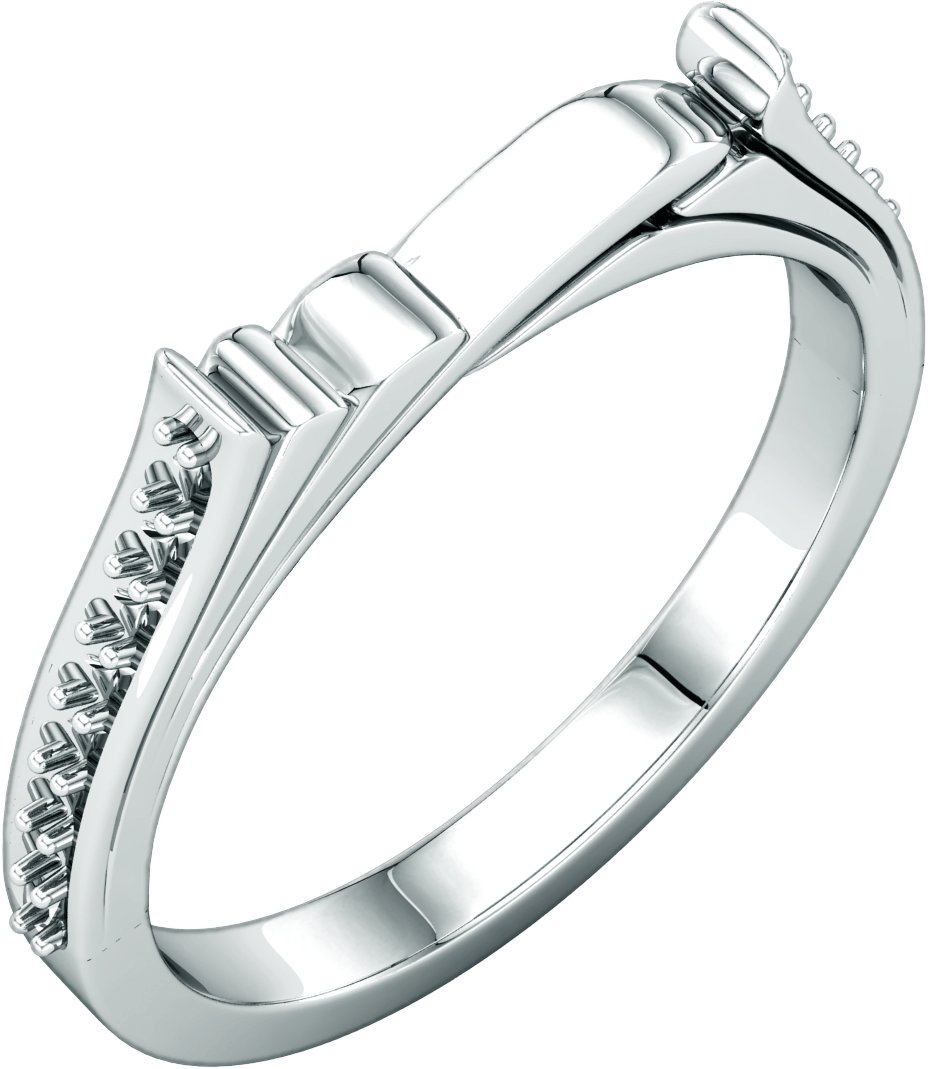 Vintage-Inspired Accented Cathedral Peg Shank