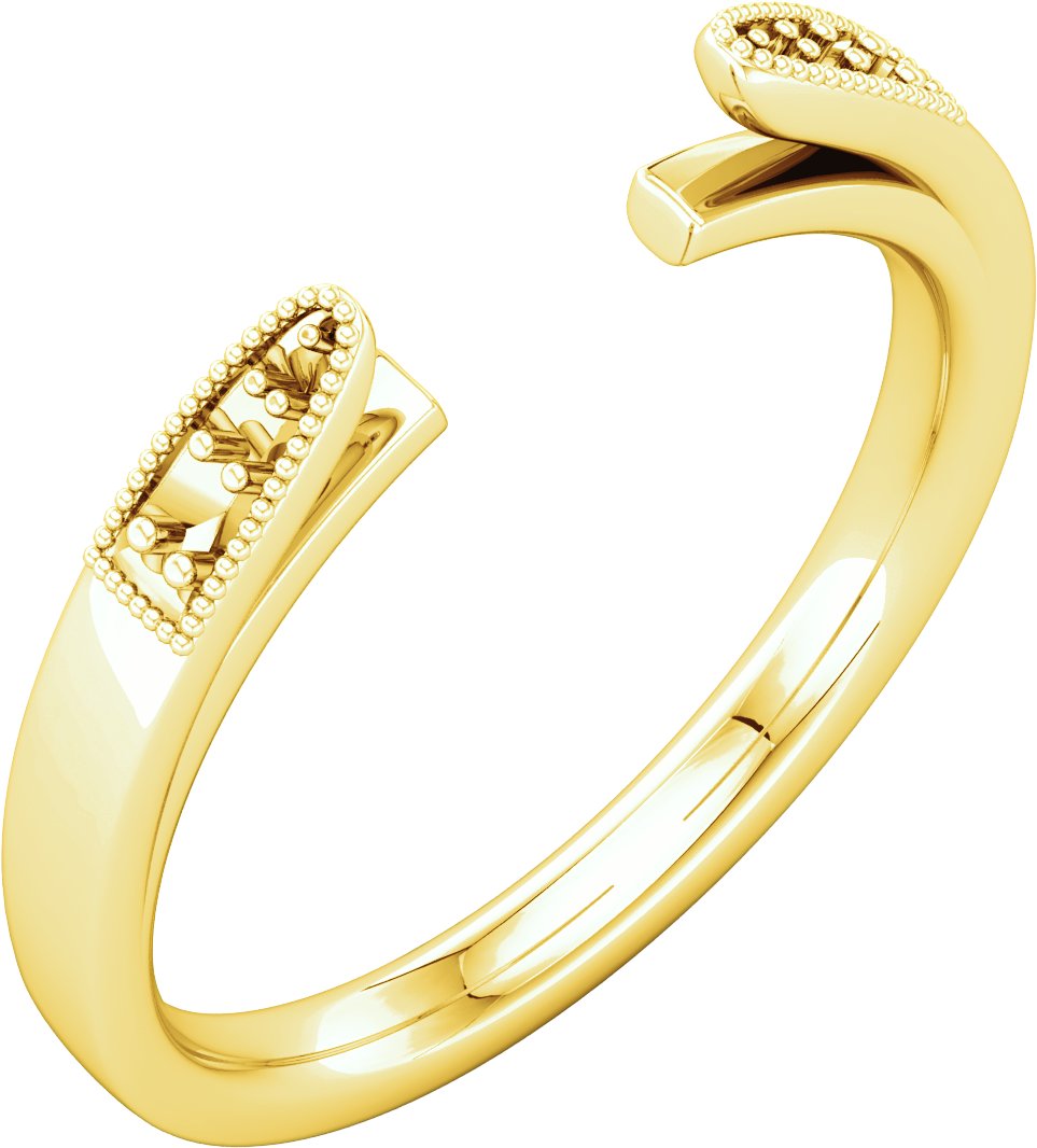 Accented Cathedral-Style Open Shank