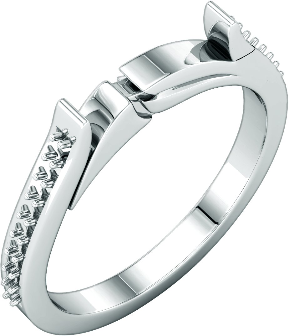 Vintage-Inspired Accented Cathedral Peg Shank