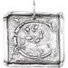 Sterling Silver Posh Mommy® Initial C Vintage-Inspired Pendant
