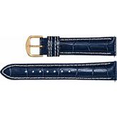 Men's Leather Alligator Grain Heavy Padded Watch Band