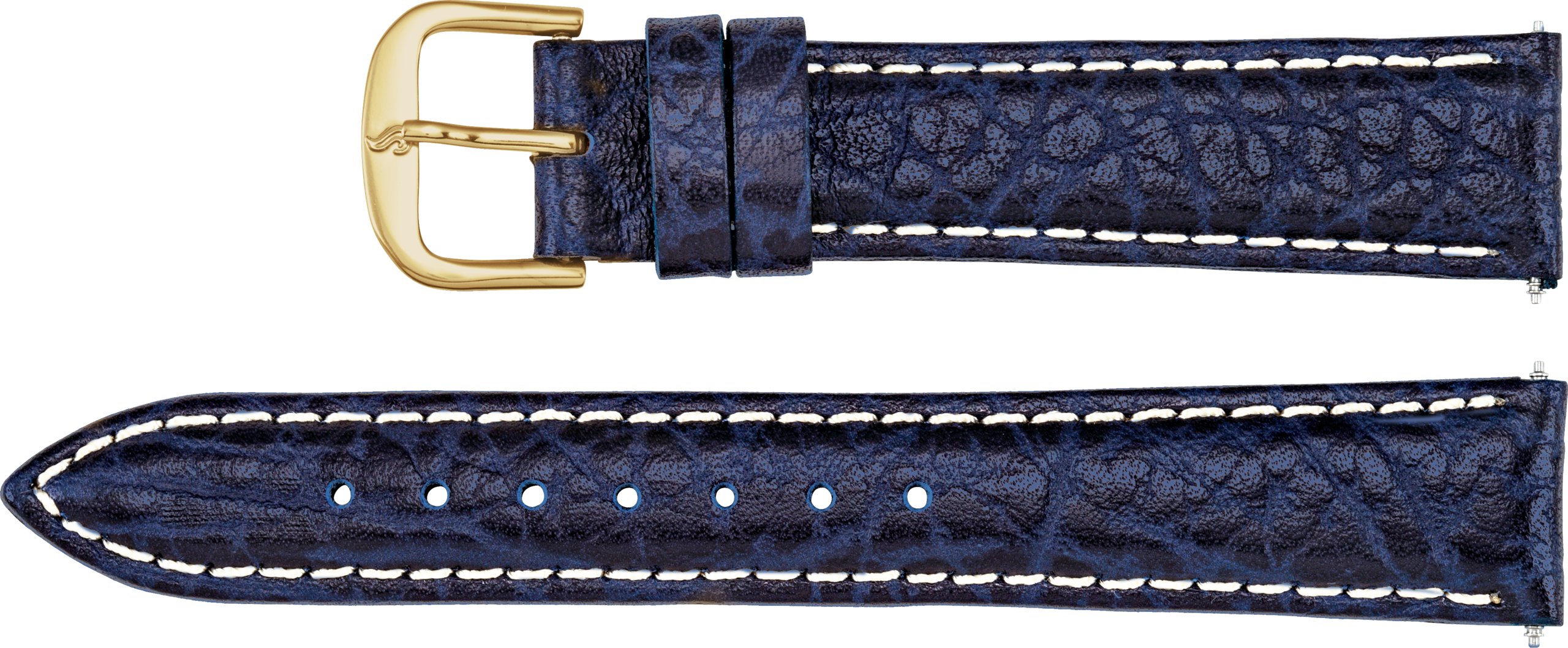 Men's Leather Sport Calf Padded Watch Band