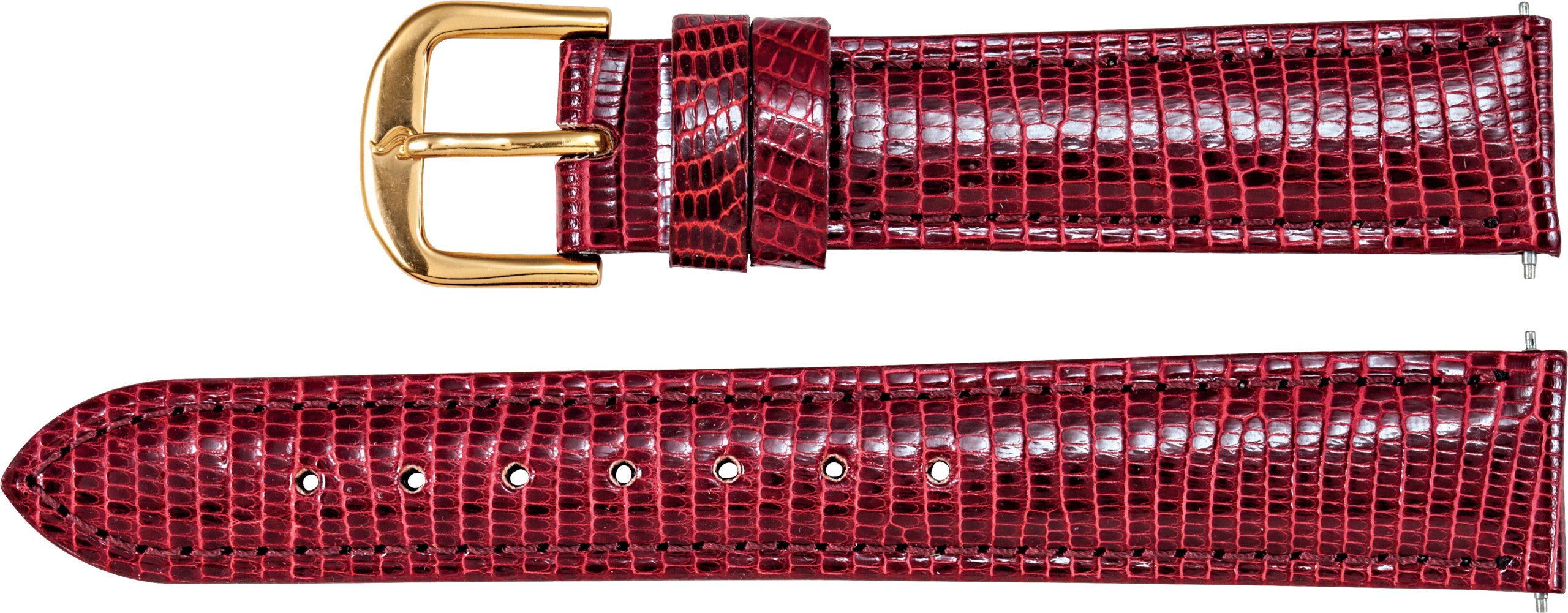 Ladies EZ-Change™ Genuine Lizard Padded Watch Band