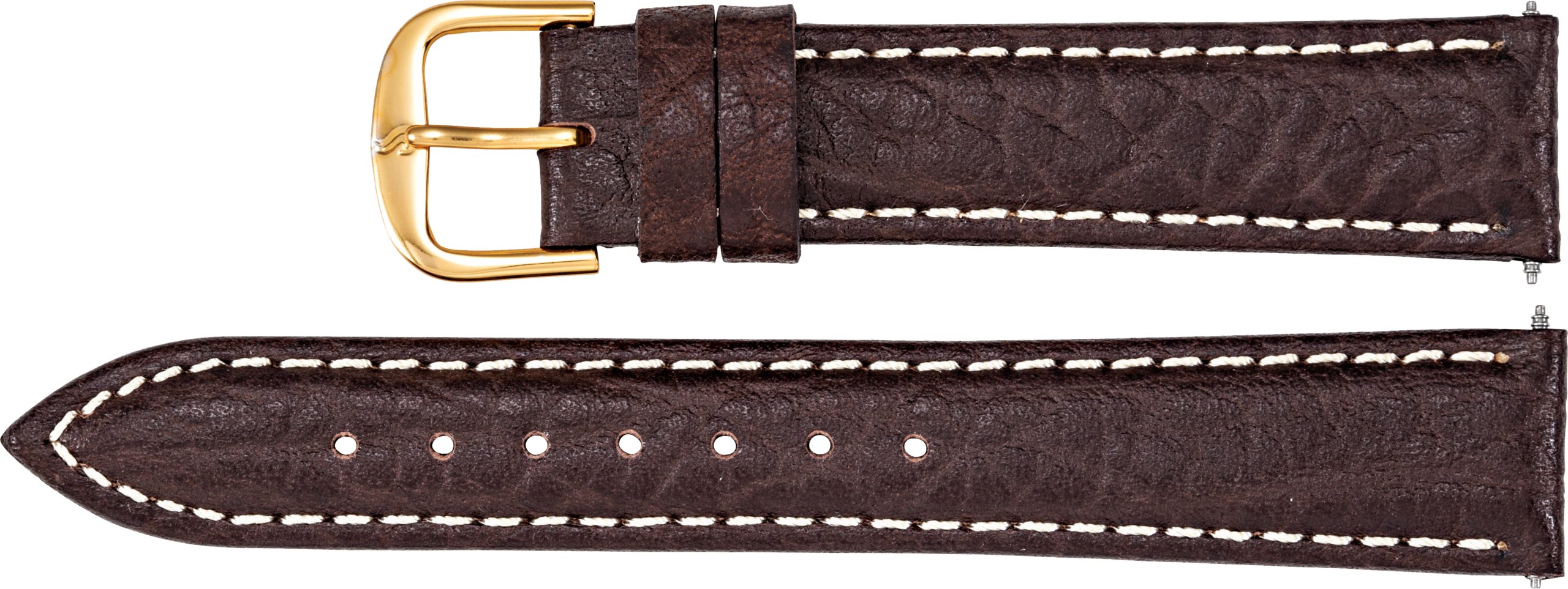Men's Leather Sport Calf Padded Watch Band