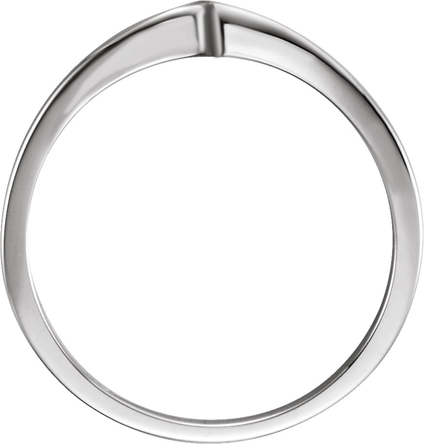 14K White Matching Band-2