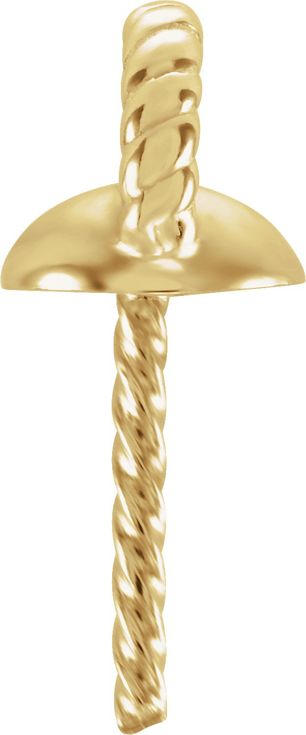 Rope Pearl Pendant