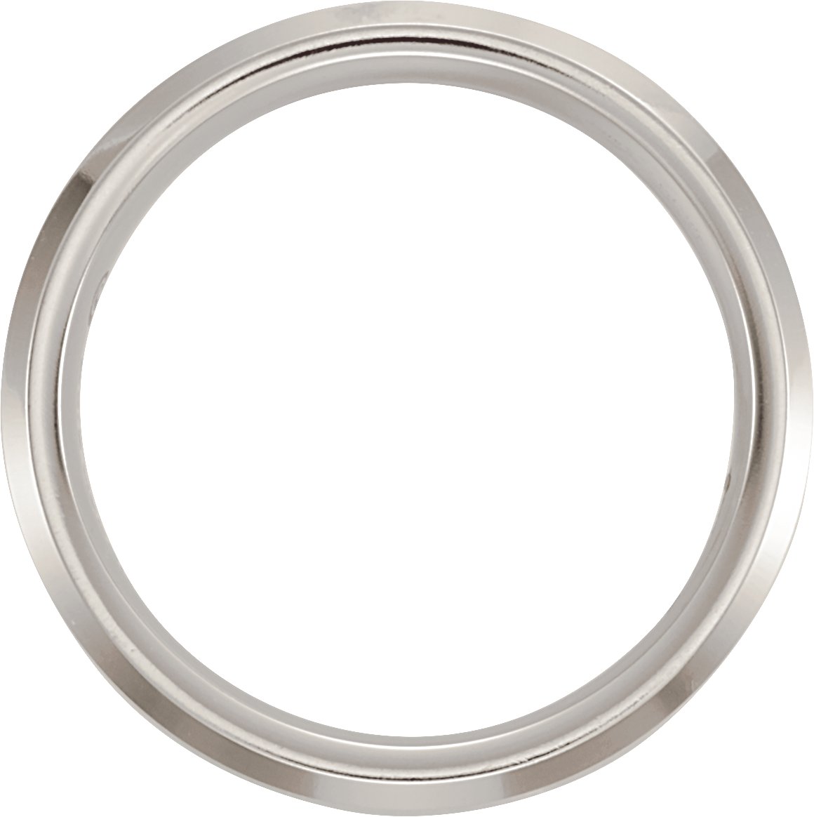 Cobalt 6 mm Beveled-Edge Band with Satin Finish Size 12