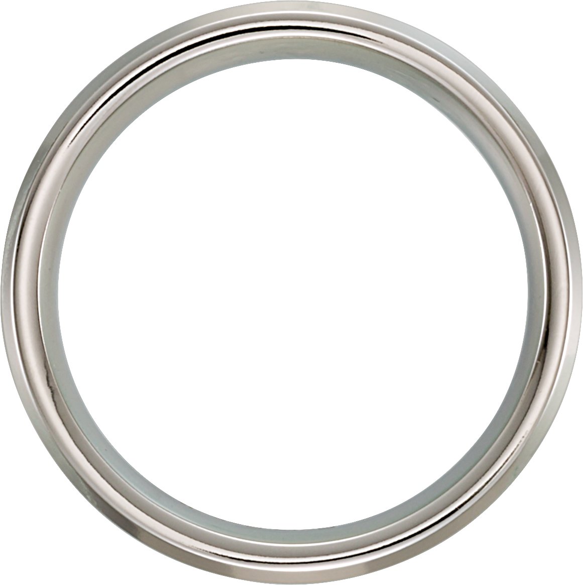 Cobalt 6 mm Beveled-Edge Band Size 12
