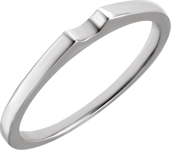 14K White Band