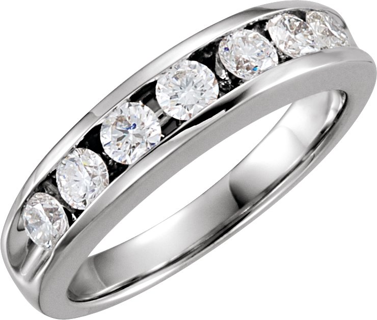 Platinum Diamond Anniversary Band .88 CTW Ref 919788