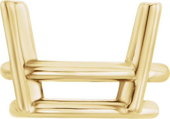 Pear 4-Prong Basket Setting