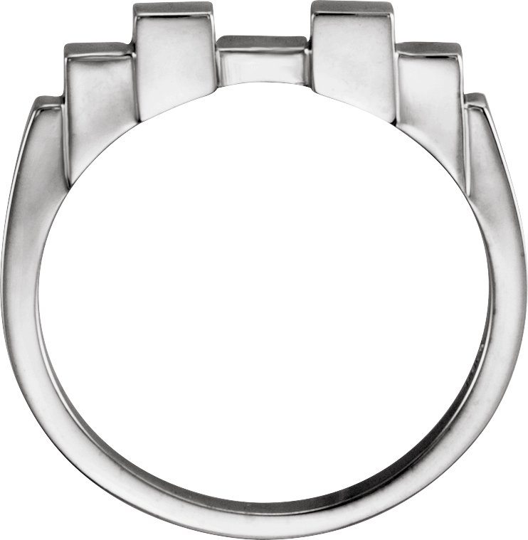 14K White Gold Matching Band Mounting
