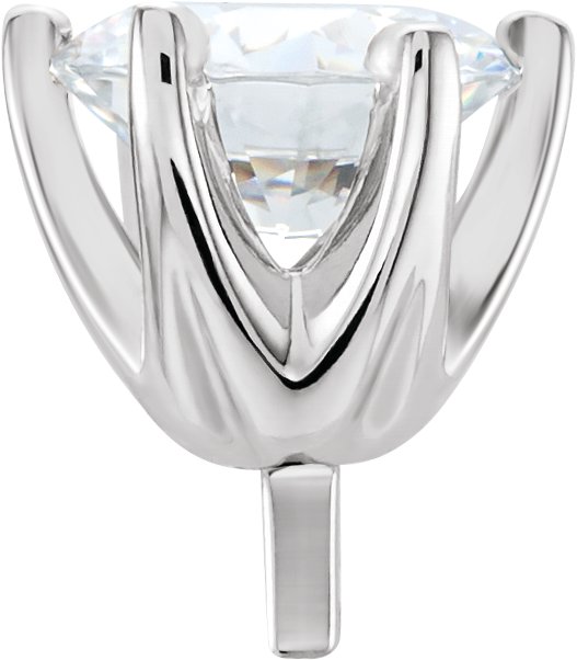 Round 6-Prong Solstice Solitaire® Low Peg Setting
