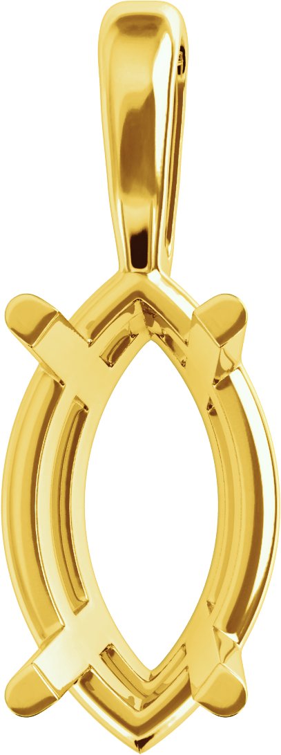 Marquise 4-Prong Pendant