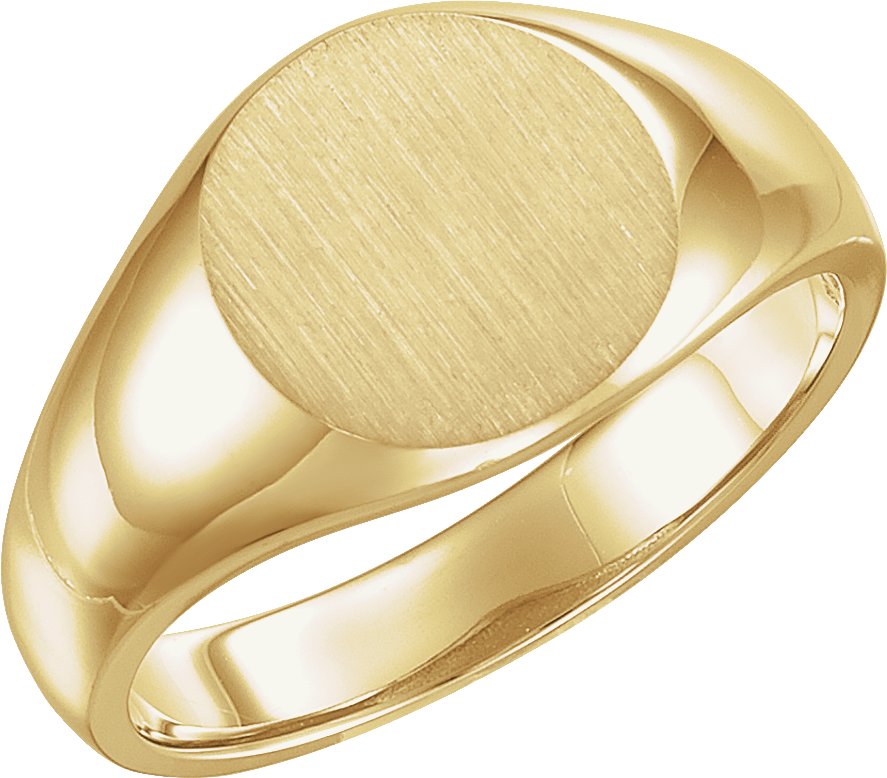 Gents Round Signet Ring 13mm Ref 962947