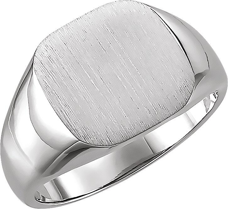 Sterling Silver Square Signet Ring