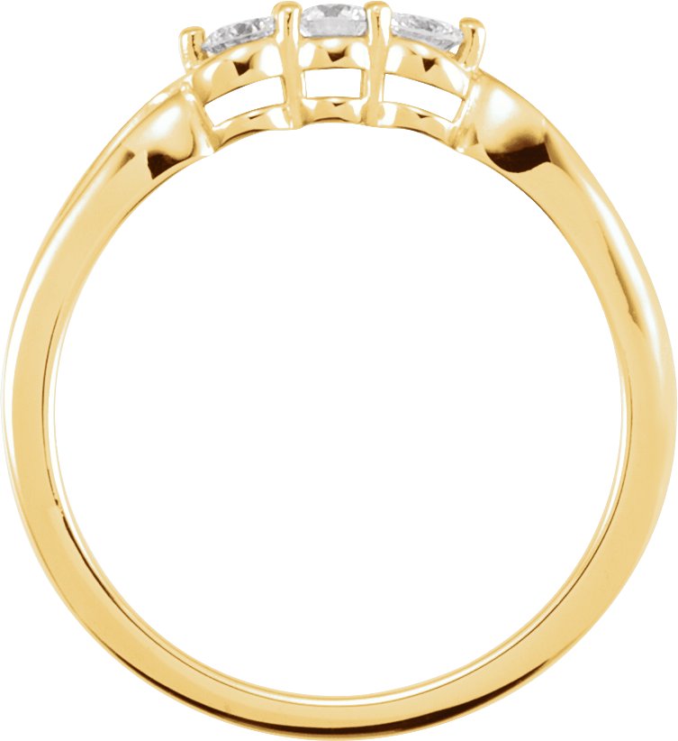 Alternative view of Three-Stone Ring