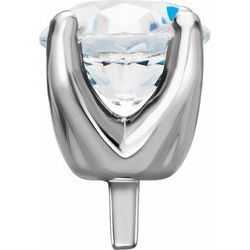 Round 4-Prong Solstice Solitaire&#174; Peg Setting