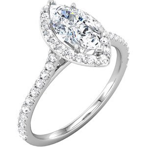 Halo-Style Engagement Ring or Band