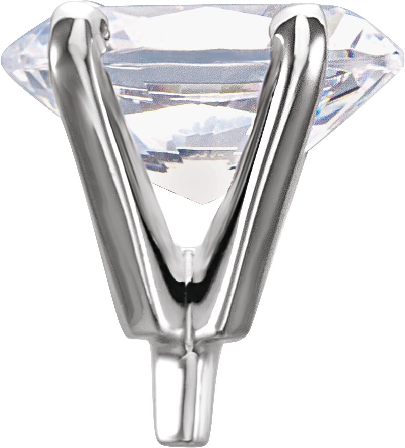 Oval 4-Prong Peg Setting