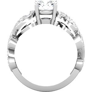 18K Yellow 1/6 CTW Diamond Band-2