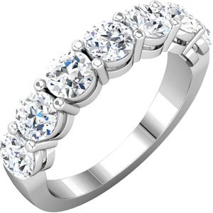 14K White 2.33 CTW Diamond Anniversary Band Ref 3236027