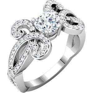 Engagement Mounting or Matching Band