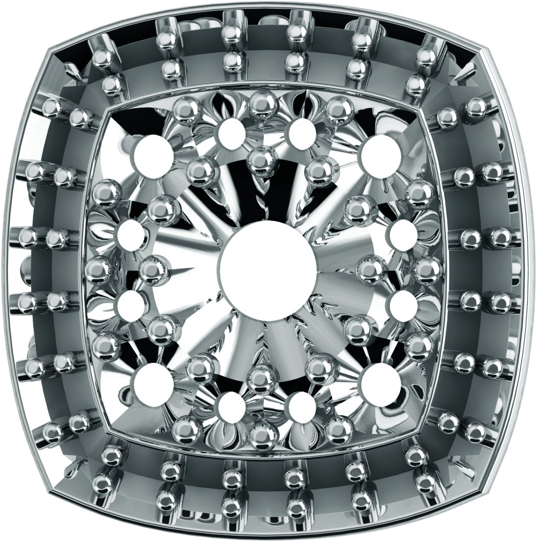 Round Halo-Cluster Top Setting
