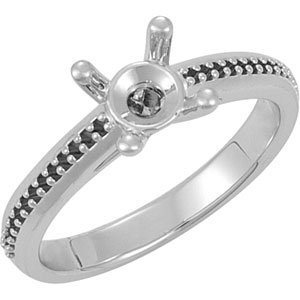 Accented Engagement Ring or Band