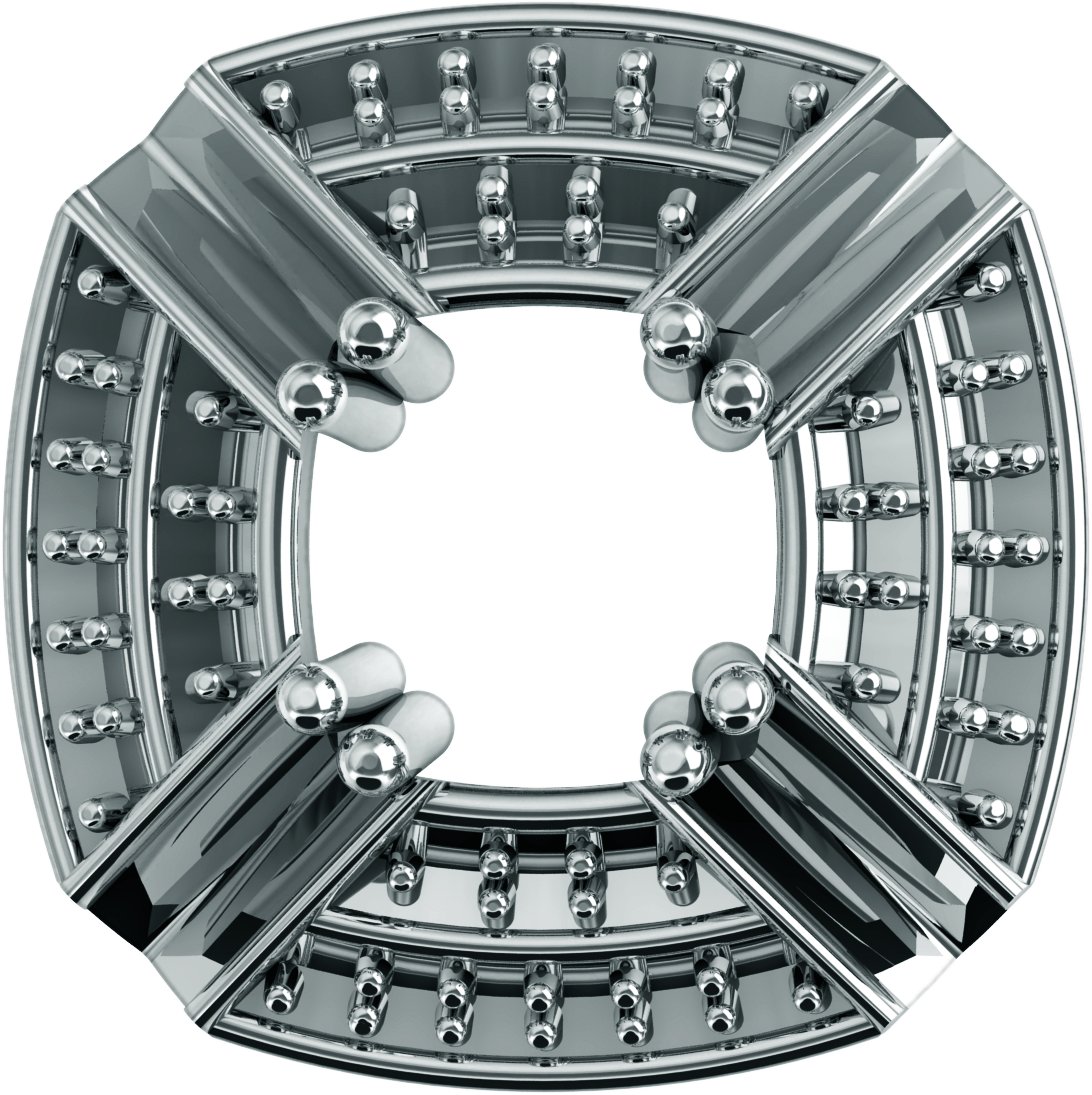 Round Halo-Style Top Setting
