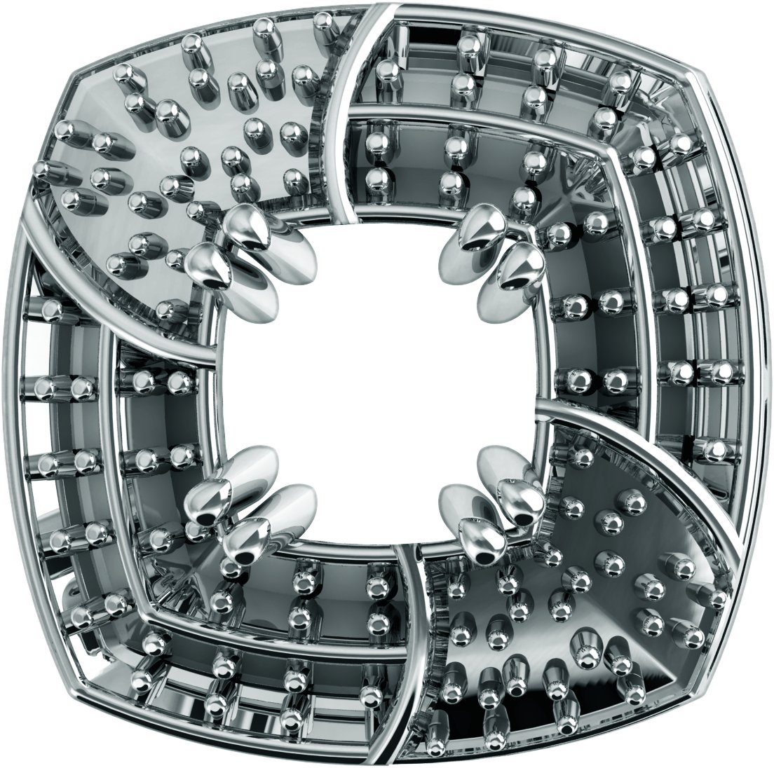 Round Halo-Style Top Setting