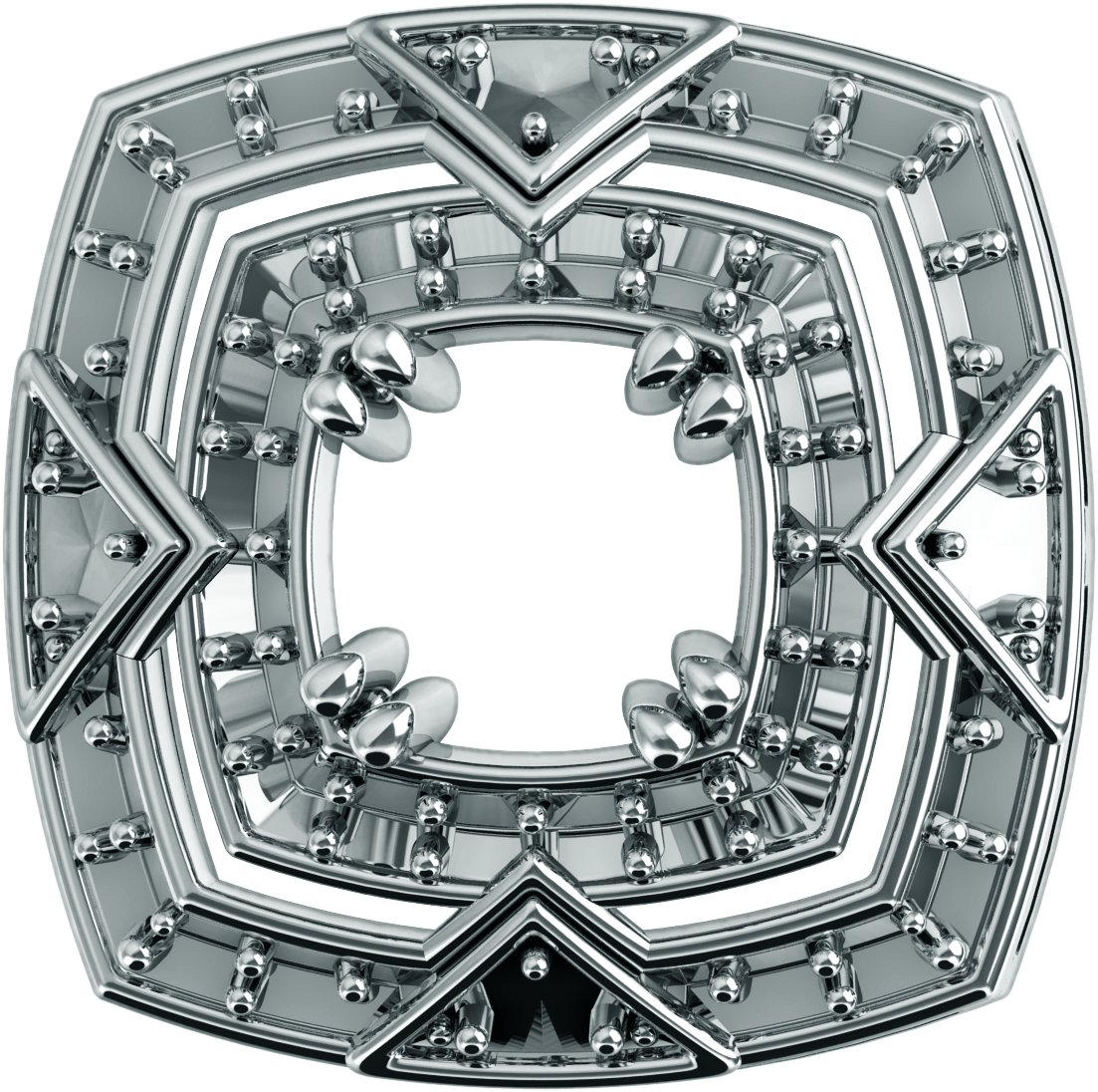 Round Halo-Style Top Setting