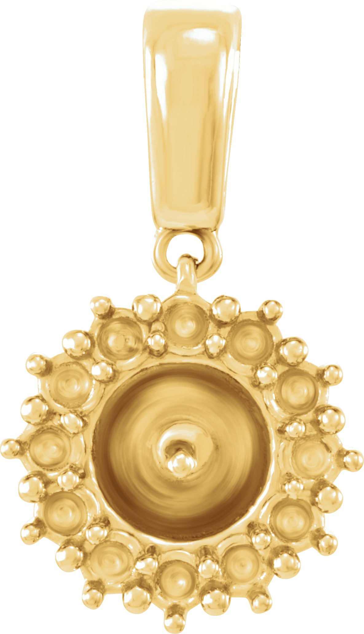 Halo-Style Pearl Pendant