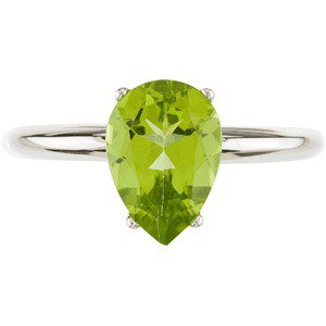 Natural Peridot Ring view 3