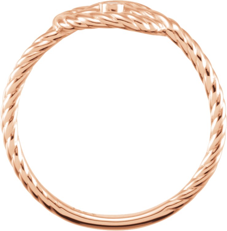 Alternative view of Rope Knot Ring
