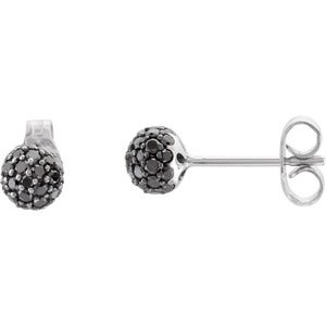 Pavé Ball Stud Earrings 