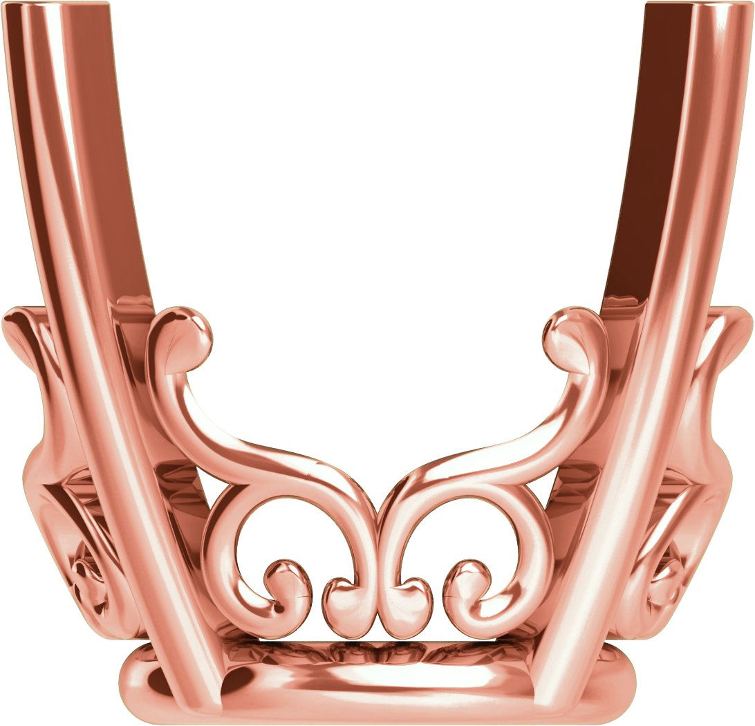 Vintage-Inspired Scroll Basket Setting
