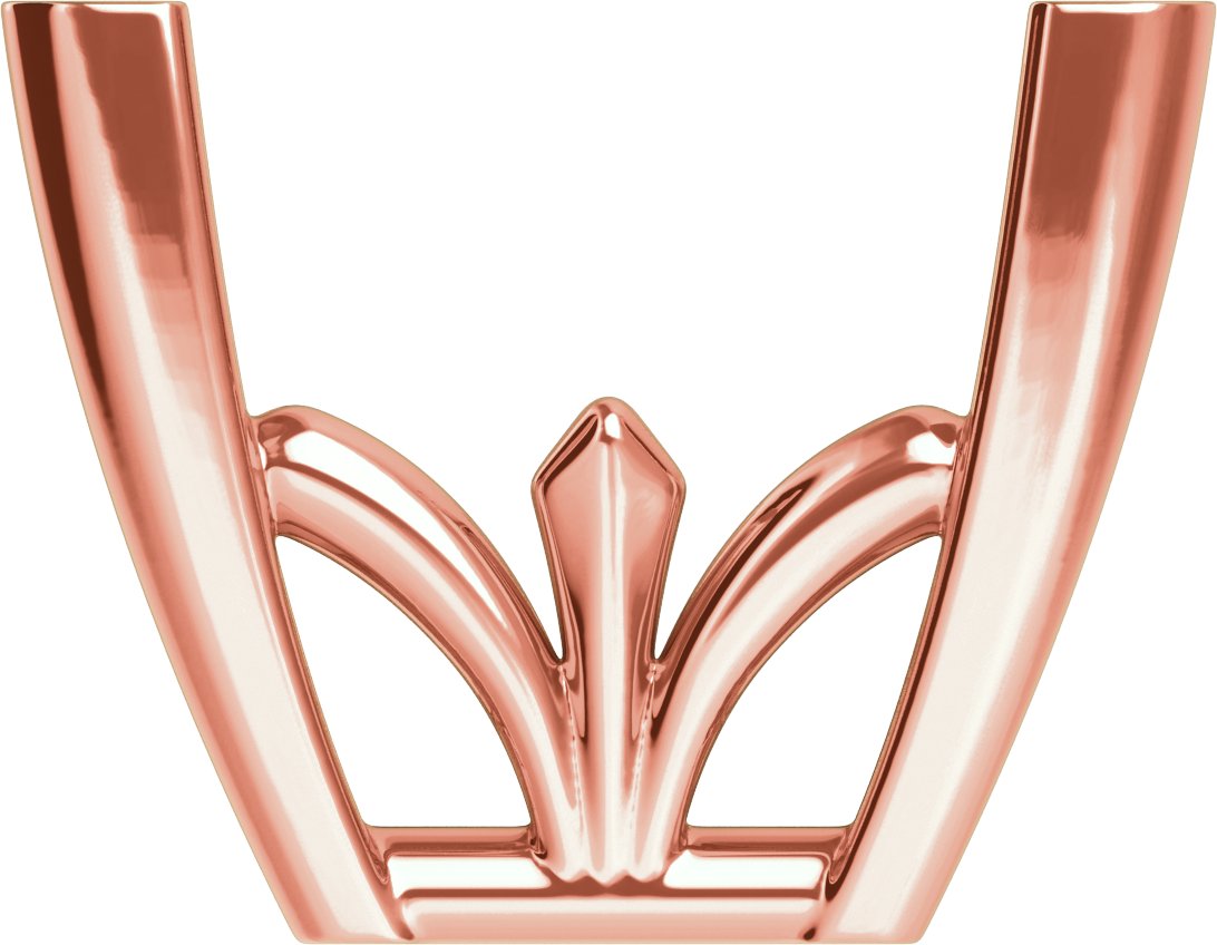 4-Prong Fleur-de-Lis Basket Setting