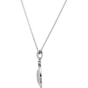 Alternative view of 1/3 CTW Natural Diamond Necklace – 14K White Gold