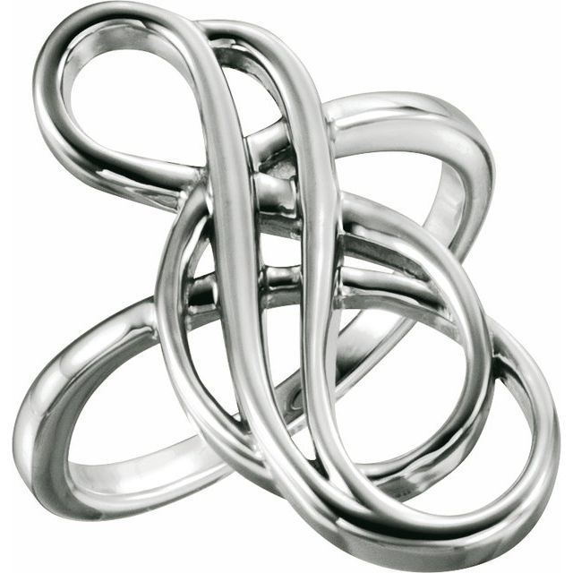 Platinum Freeform Ring