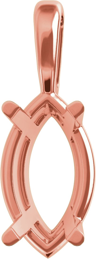 Marquise 4-Prong Pendant