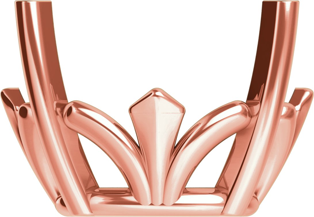 4-Prong Fleur-de-Lis Basket Setting